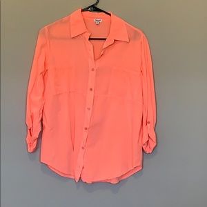 Splendid Pink Button Up Shirt